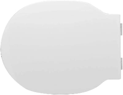 Toiletbril - WC-bril deksel - Badkamer vernieuwen - Verstelbare scharnieren - 48x37 centimeter - Wit