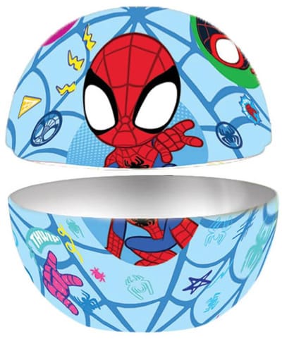 Spidey - Spider-man Puzzel 60 Stuks 2-in-1 in Metalen Bal 35,5 × 24 cm – Superhelden Puzzelspelletje voor Kinderen