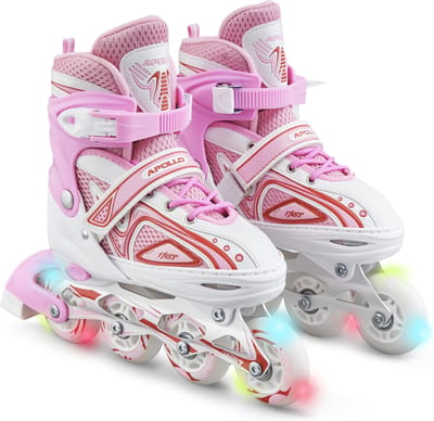 Apollo Verstelbare inline skates Super Blades LED