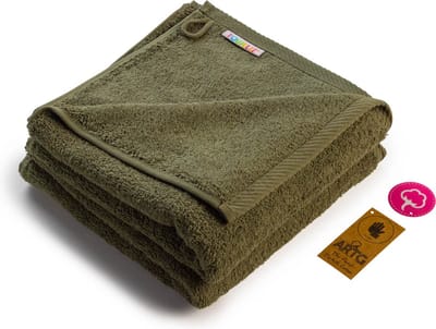 ARTG® Towelzz - AR035 - Handdoekset - 100% Katoen - 50 x 100 cm - Legergroen - Army Green - Set 5 stuks