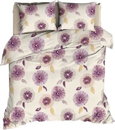 Romanette Boretti Dekbedovertrek - Tweepersoons - 200x200/220 cm - Lila