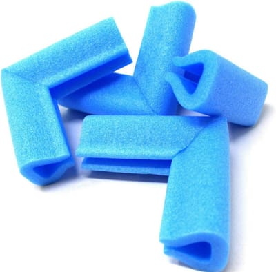 16 Stuks Hoekbeschermers voor Lijsten en Meubels - Blauw Schuim Stootbescherming