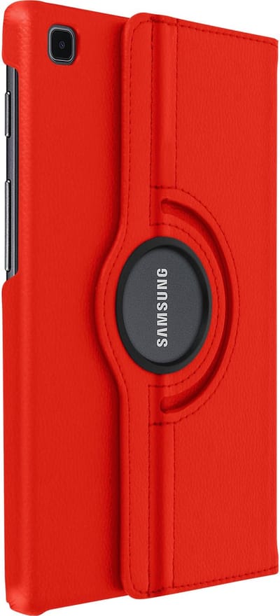 Avizar Hoesje Geschikt voor Samsung Tab A7 Lite 360° Draaibare Standfunctie Horizontaal en Verticaal, Rood
