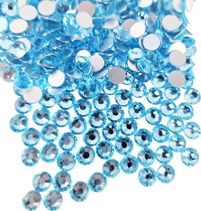 BamBella® - SS3 - Licht Blauw- Plak strass Steentjes - 1440 stuks - strass stenen glitters nail art kleding versieren