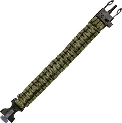 Paracord Firestarter 9inch groen