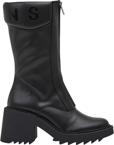 Pepe Jeans - Dames Enkelboots - Zwart - Materiaal: Synthetisch - Maat 41