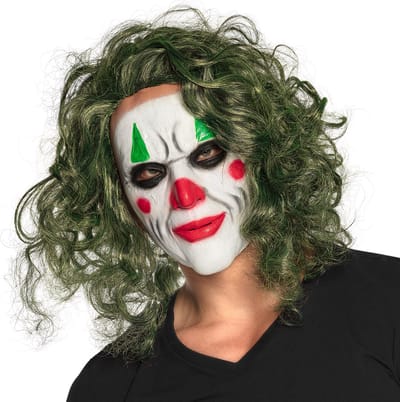 Boland - Latex masker De schurk - Volwassenen - Clown - Halloween en Horror