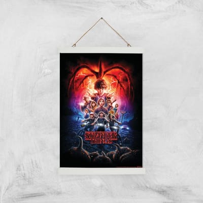 Stranger Things Season Two Poster Giclee Art Print - A3 - White Hanger