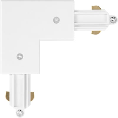 OSRAM TRACKLIGHT optionele 90° hoekconnector, wit, voor het verbinden van twee stroomrails over de hoeken, modern, loft-achtig ontwerp, voor het implementeren van verschillende opstellingen