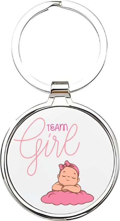 Akyol - its a girl Sleutelhanger - Meisje - meisjes - meisje geboorte cadeau - geboorte meisje cadeau - it's a girl kraam cadeau - cadeau pakket - babyshower - baby sleutelhanger - cadeau - kado - geschenk - gift - 4 x 7,5 CM