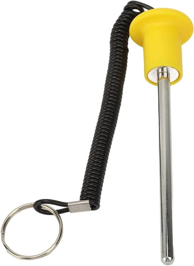 Magnetische Gewichtschijf Loading Pin 8mm, Vervangingspin voor Krachttraining met Touw, Geschikt voor IJzeren en Plastic Gewichten, Eenvoudig Invoeren en Verwijderen, Duurzaam en Handig