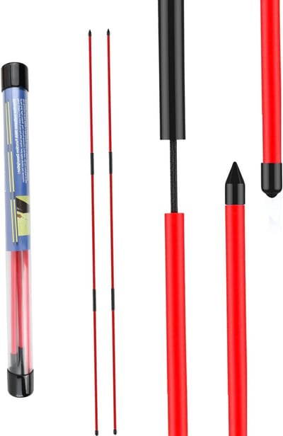 Set van 2 Vouwbare Golf Alignmentsstokken van 48,2 inch voor Training en Precisie, Ideaal voor Golftechniek en Swingverbetering