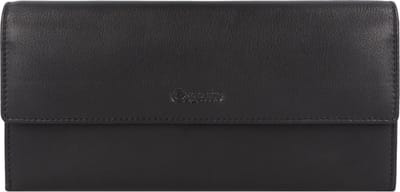 Esquire Viktoria Portemonnee RFID Leer 18,5 cm - Dames - Horizontaal - schwarz