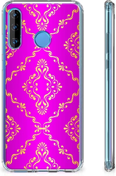 Anti Shock Case Huawei P30 Lite Barok Roze