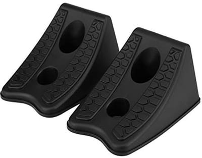 Antislip Blokken voor Auto - Praktische 2-stuks Rubber Wieluitlijning