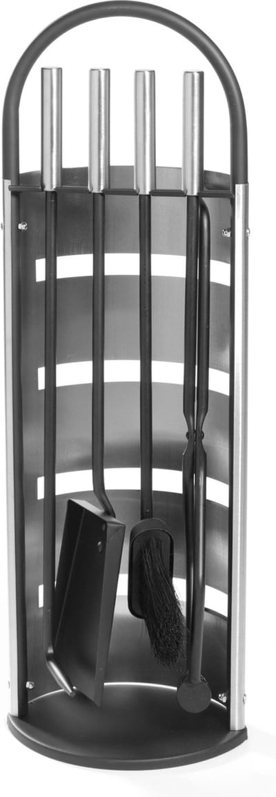 Mustang Haardset 4-delig RVS - Roest vrij staal - 67 x 55,5 x 23 cm