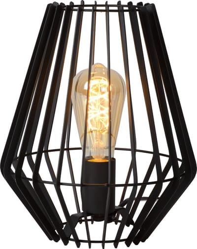Lucide REDA - Tafellamp - 1xE27 - Zwart