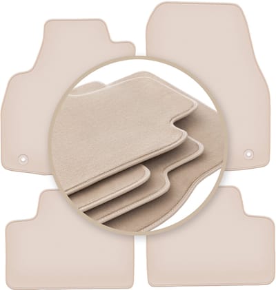PREMIUM beige matten voor: Opel Astra H sedan, hatchback, stationwagen, TwinTop, cabrio, coupé 2003-2010
