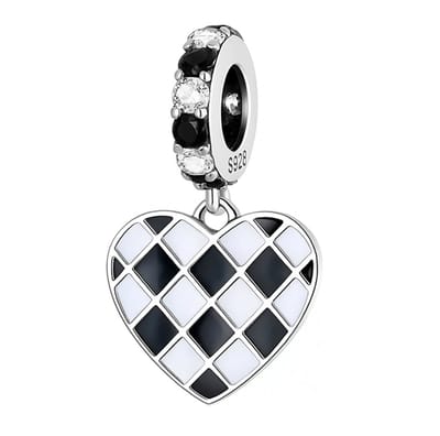 RomyStones – Hart Bedel – Zilver – Bedelarmband – Cadeau – Liefde & Kracht