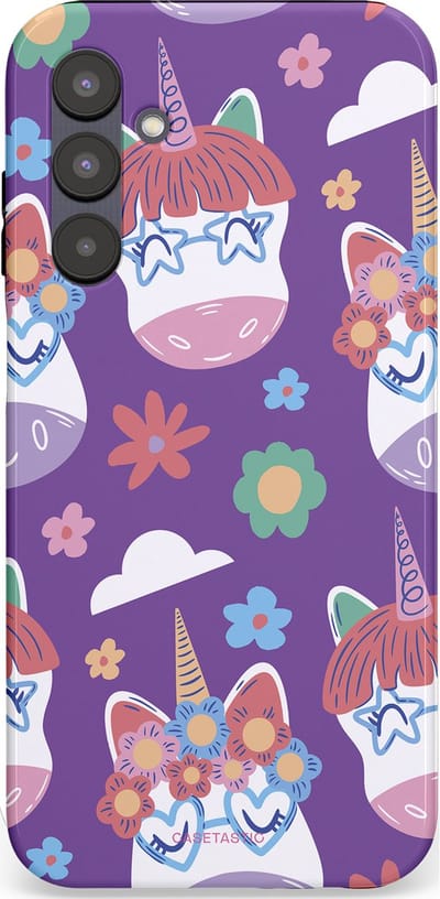 Casetastic Hoesje Geschikt voor Samsung A25 - Stijlvolle Beschermende Duo-layer Case - Eenhoorn Magie