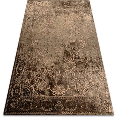 Kleden Rugsx Tapijt OMEGA LUMIER Ornament vintage cognac bruin 200x300 cm