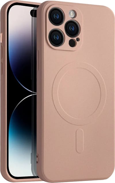 Casify Siliconen Hoesje geschikt voor MagSafe iPhone 12 Pro Hoesje - Roze