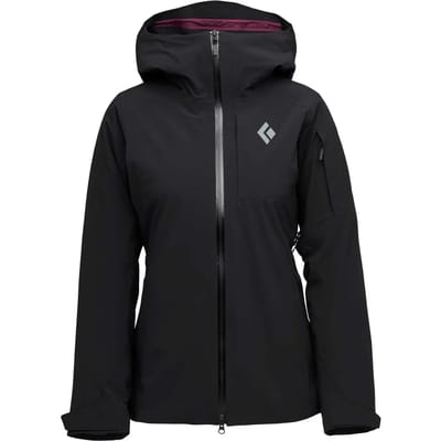 Black Diamond Recon Insulated Jas Zwart S Vrouw