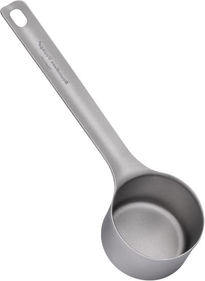 Premium Titanium Maatlepel voor Koffie en Thee (35ml) - Ideaal voor Suiker, IJs en Desserts, Keukenaccessoires voor Barista's