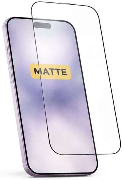 Geschikt voor iPhone 17 Matte Screenprotector – 9H Gehard Glas – Full Cover