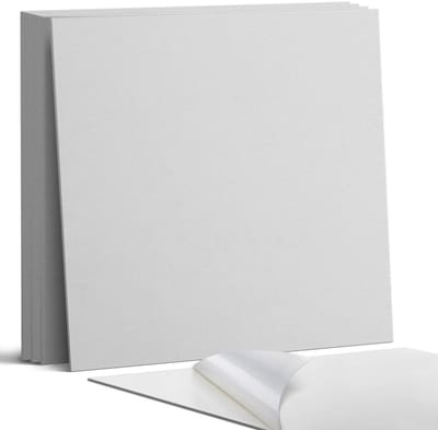 Coloray Wandpanelen Zelfklevend - Kleur grijs Zelfklevende Wandpanelen - 50 cm x 50 cm - Grijs Wandpaneel PVC - 4 stuks - Eénkleurige Wandpanelen Zelfklevend - Wandpaneel Keuken - Wandpanelen Badkamer