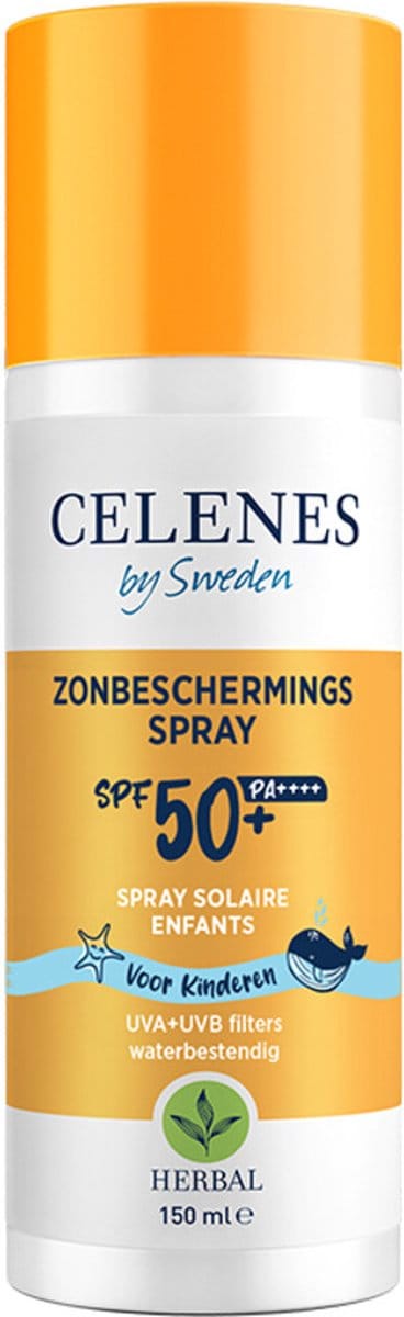 Celenes by Sweden Organic Zonnespray SPF50 Kind - Zonnebescherming - Gevoelige Huid - 150ml