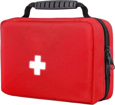 YOR® Ehbo Reisset - Reisset - EHBO - Rood - 21cm x 19cmx 10cm