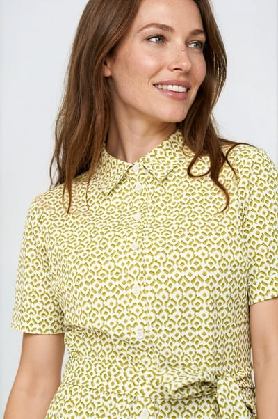 MI PIACE - Travel Jurk Mimimal Print 202079 Sweet Pea - Maat : L