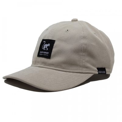 Surf Monkey - Corduroy baseballpet - gerecycled polyester - Eén maat -Beige