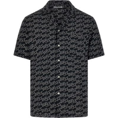 Shirt met korte mouwen Guess Wavy Logo