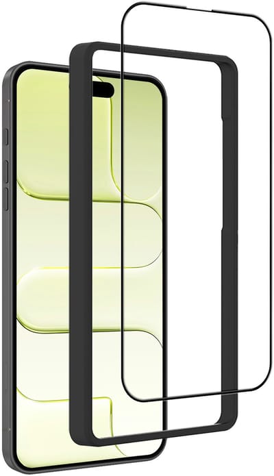 Screenprotector - Geschikt voor Apple iPhone Air - Met Installatie Frame - Gehard Glas - Beschermglas - Tempered Glass - Screen Protector