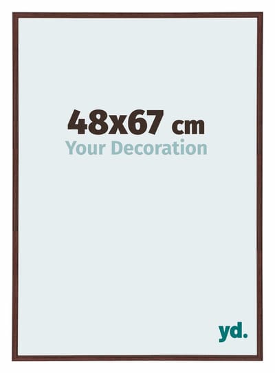 Your Decoration - Puzzellijst 48x67 cm - Bruin - Puzzellijst 500-1000 stukjes - Kunststof Fotolijst - Annecy