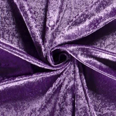 Velour de Panne Uni – Licht Paars – Glimmend & Zacht – 165 g/m² – 147 cm Breed – Per Meter