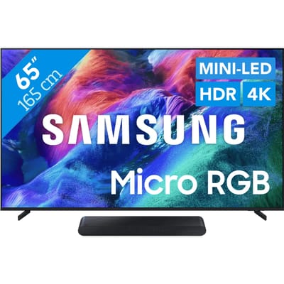 Samsung Micro RGB 65" R85H (2026) + Samsung HW-S60D Zwart (2024)