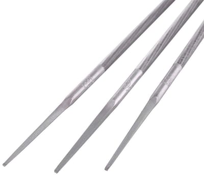 Allecto - 3-delige kettingslijperset - Kettingslijpen - Hoge hardheid - 4 mm - Slijtvast - Voor kettingzagen