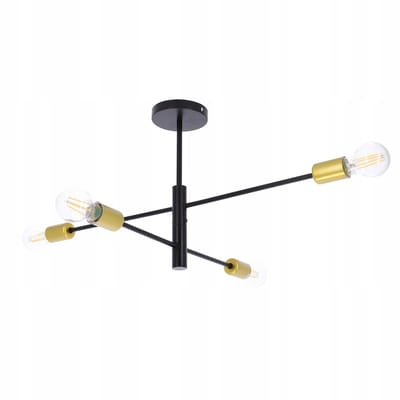 De Zwarte van één 4x 27 LED, 72x51cm