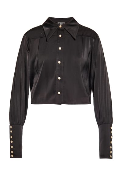 Faina overhemdblouse Dames zwart