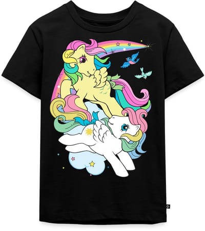 My Little Pony Retro Pony's Met Gekleurde Manen Premium T Shirt Kinderen