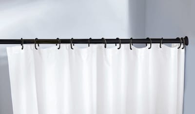 Kleine Wolke Spanstang Zwart 75-125 cm (21 mm)