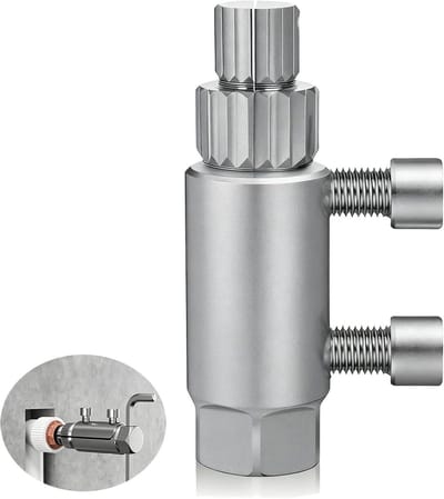 Kraan Schroefverwijderaar - Kraanbreker Schroef extractor - Kranen Repareren - Koolstofstaal Constructie - 1/2 en 3/4 Inch - Zilver