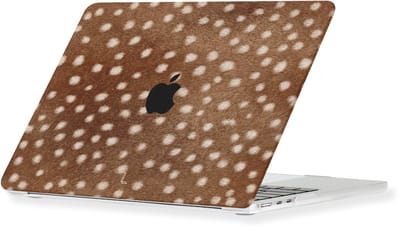 Lunso Geschikt voor MacBook Air 13 inch (2022-2026) cover hoes - case - Oh Deer!