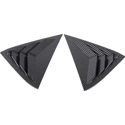 1 Paar Achterste Zijruit Louver Privacy Bescherming Temperatuur Verlagen Raam Louver Luchtrooster Scoop