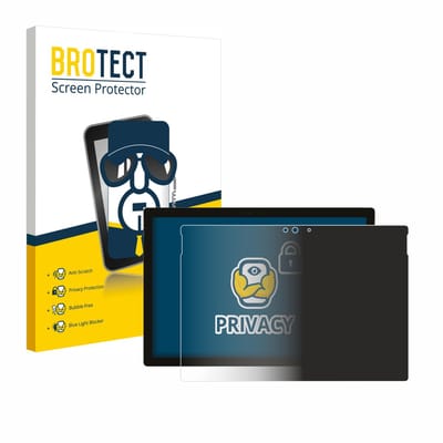 BROTECT - privacy screenprotector voor Microsoft Surface Pro 5 2017 - Folie Beschermfolie Blauwlichtfilter