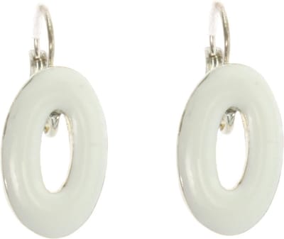 Behave - Ronde oorsteker wit - Tijdloze minimalistische stijl