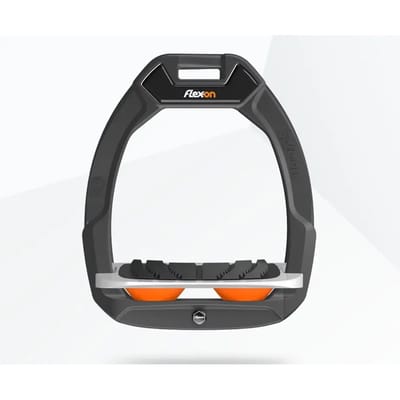 Veiligheidsdressuurbeugels Ingelijst Grip Antraciet / Grijs / Oranje Flex-On Safe-On